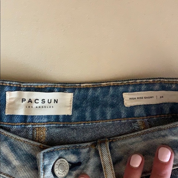 PACSUN COLOR BLOCK SHORTS - Picture 2 of 4